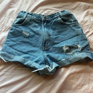 Arizona Jean Company Blue Jean Shorts Vintage Distressed
